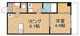 シャルム三弘の物件間取画像